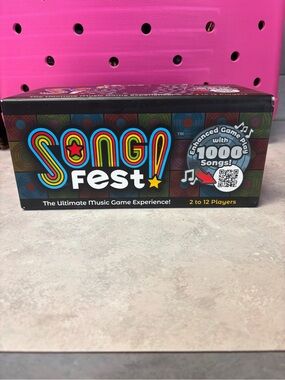 Song Fest! Ultimate Music Trivia Game Enhanced 1000 Songs - New Open Box